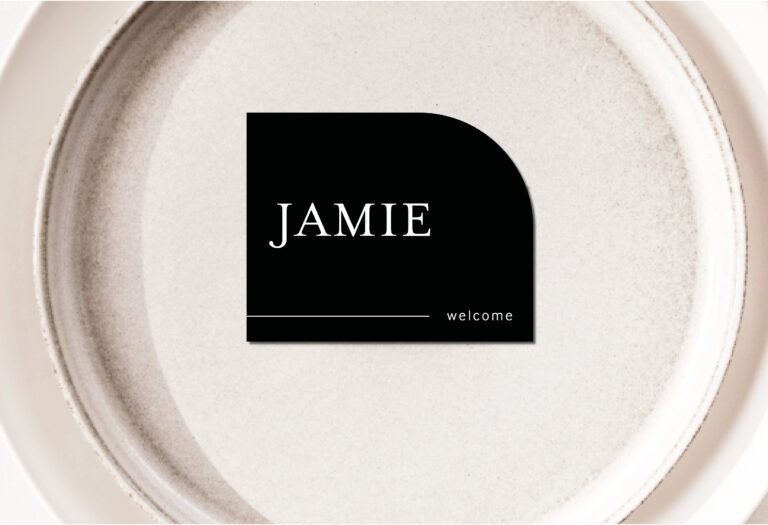 Place card mock up